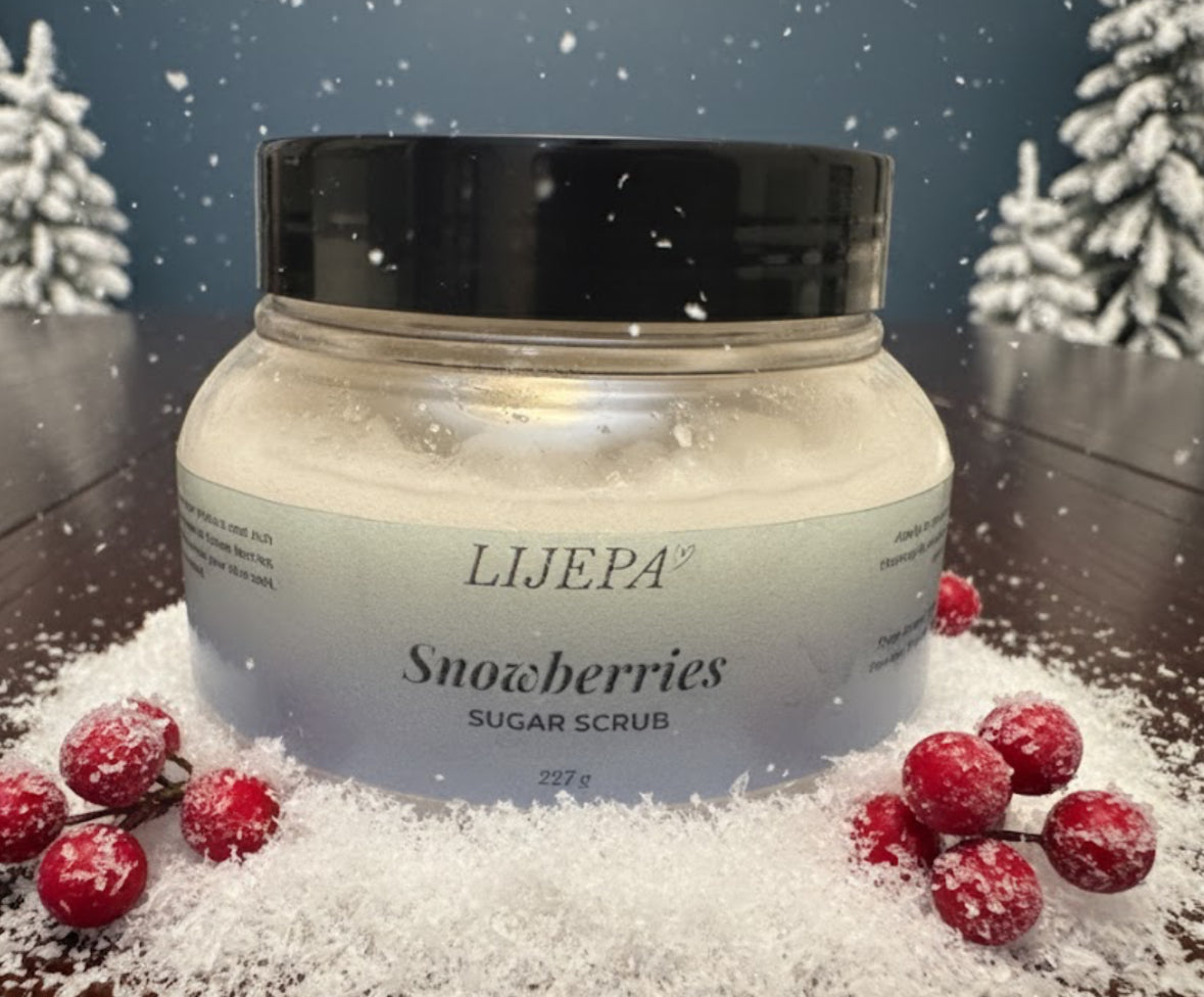 Snowberries Whipped Sugar Scrub — 8oz