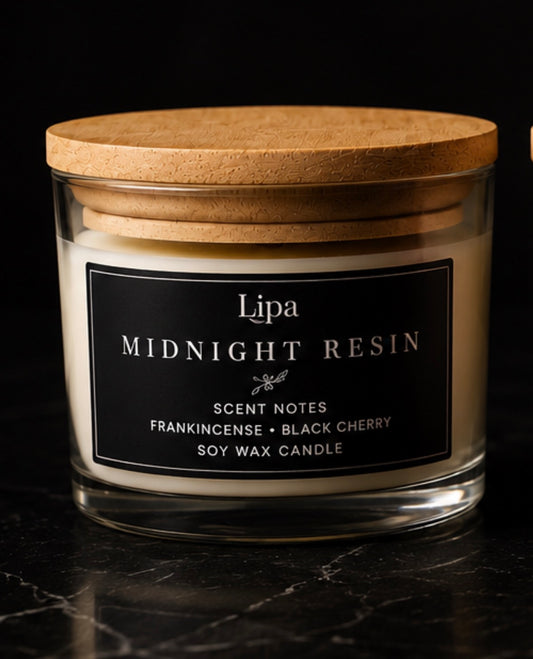 Midnight Resin - Soy Candle