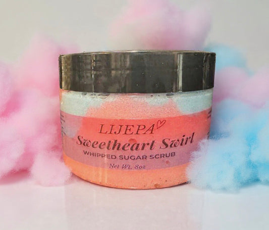 Sweetheart Swirl Whipped Sugar Scrub - 8oz