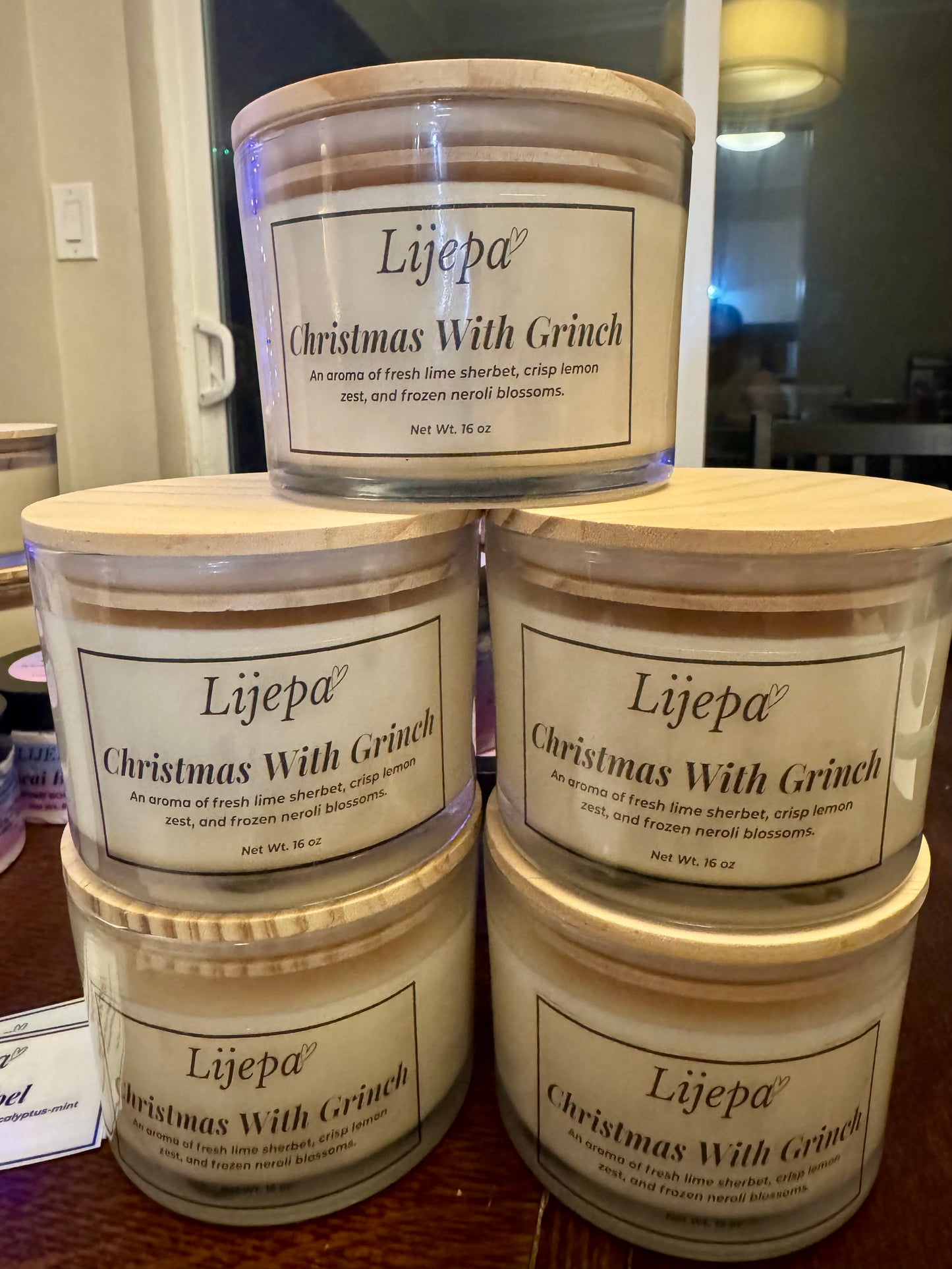 Christmas With Grinch  - Soy Candle (16oz)