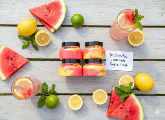 Watermelon Lemonade Whipped Sugar Scrub