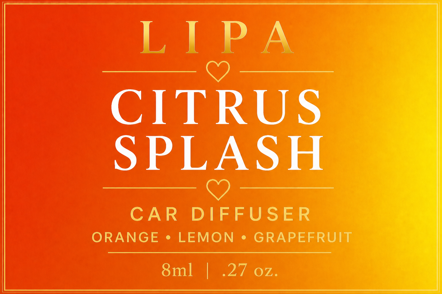 Citrus Splash — Car Diffuser