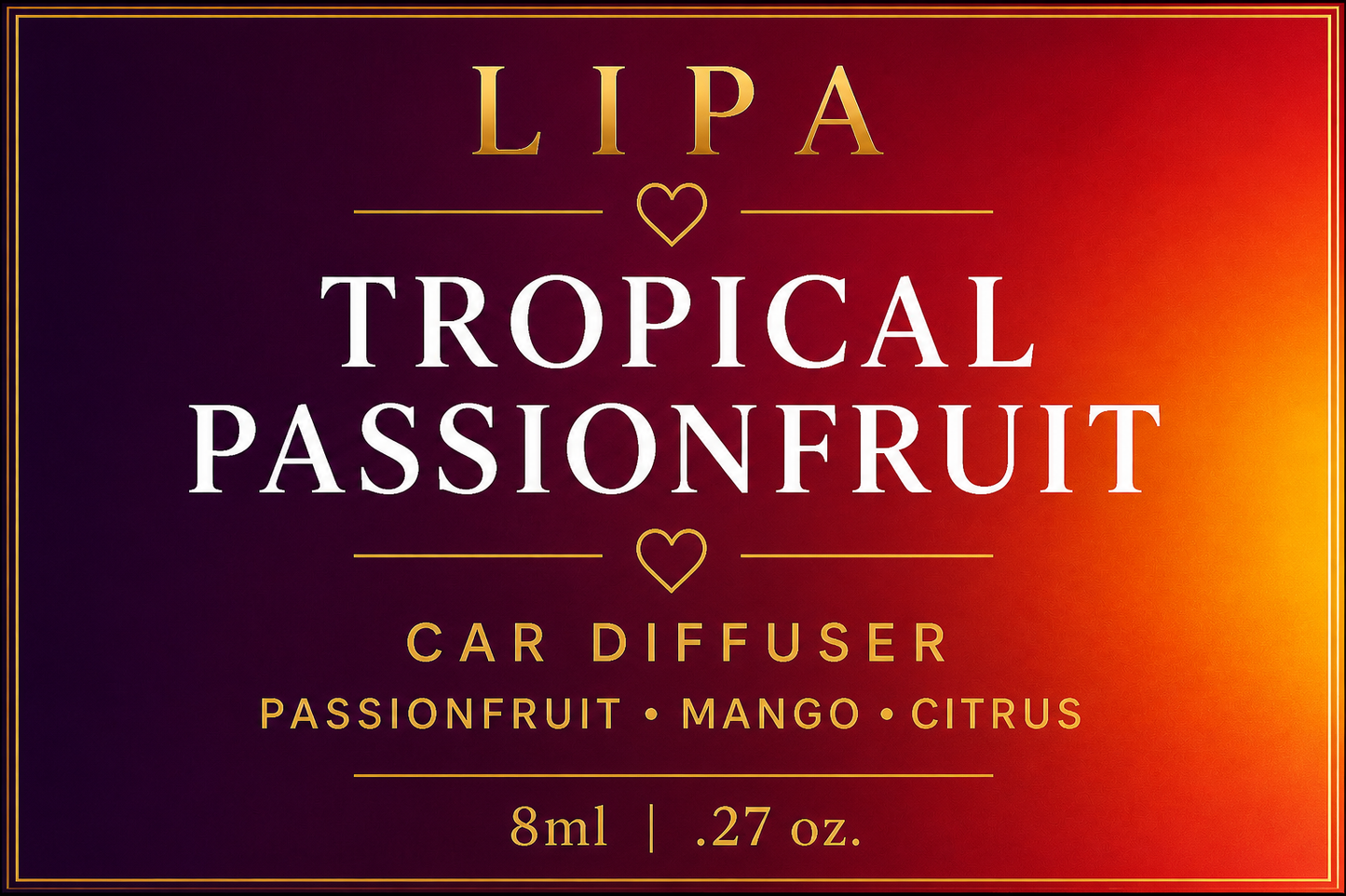 Tropical Passionfruit — Car Diffuser