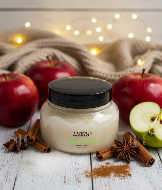Apple Cinnamon Whipped Sugar Scrub