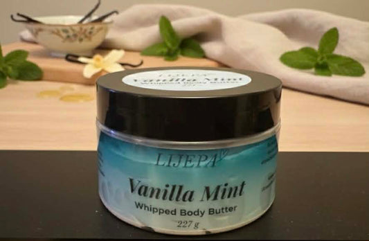 Vanilla Mint Whipped Body Butter- 8oz